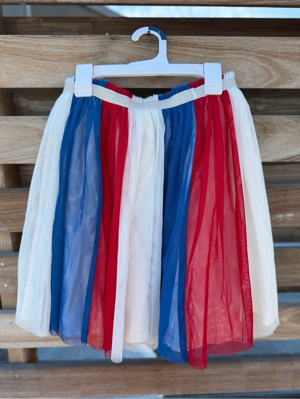 Hanna Andersson Red, Blue & White Ruffled Swim Bottoms